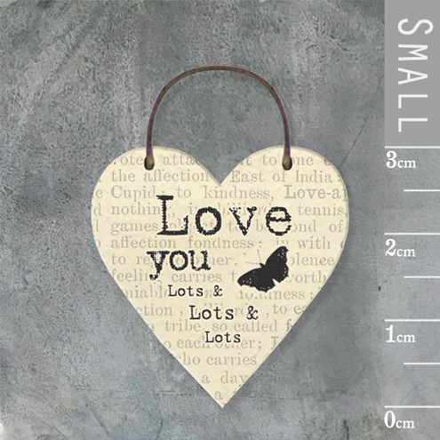 'Love you lots' small tag Main Image