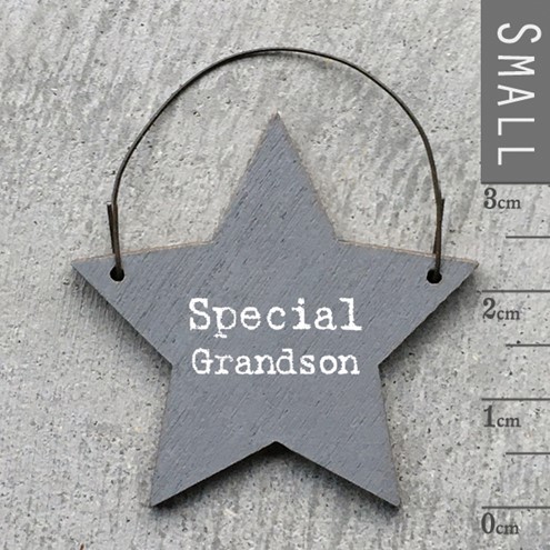'Special Grandson' Wooden Tag Main Image
