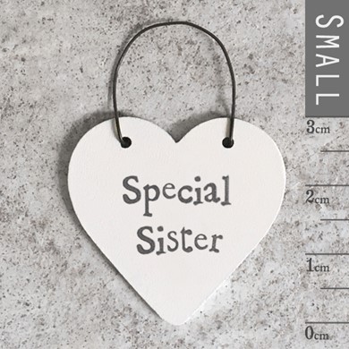 'Special Sister' Wooden Tag