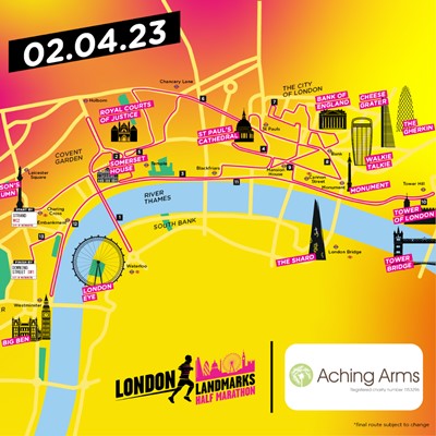 London Landmarks Half Marathon – April 2023
