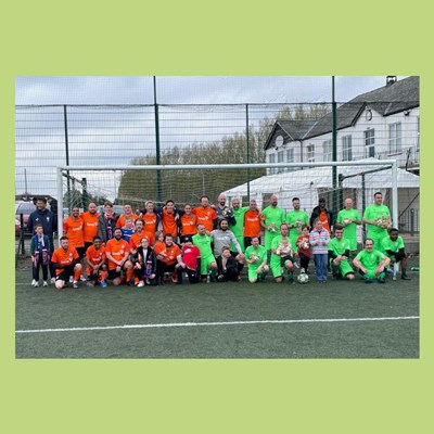 Football Game (Aching Arms V's Sands United London) Charlton, London.