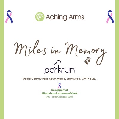 Miles in Memory at Park Run, Brentwood, Essex for Baby Loss Awareness Week