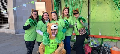 Cheer Squad at Aching Arms