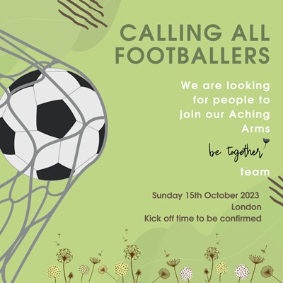 Join our London Football game in October