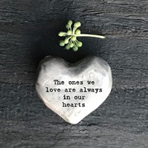 'Always in our hearts' heart token