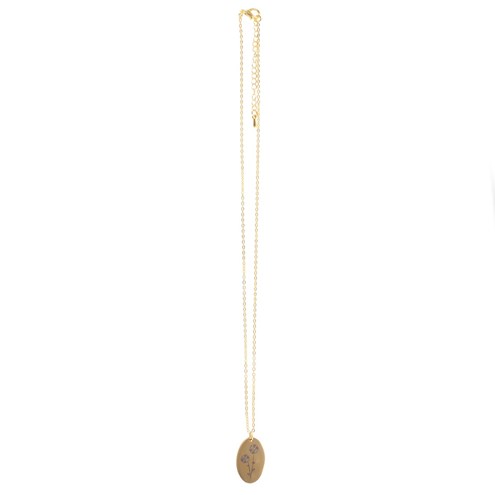 April Daisy Birth Flower Necklace Card Alternate Image