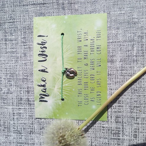 Baby Feet Wish Bracelet Alternate Image