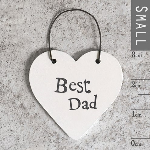 'Best Dad' Wooden tag Main Image