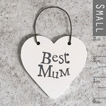 'Best Mum' Wooden Tag