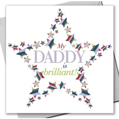 Daddy Star Card