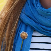 Dandelion Brooch Alternate Image