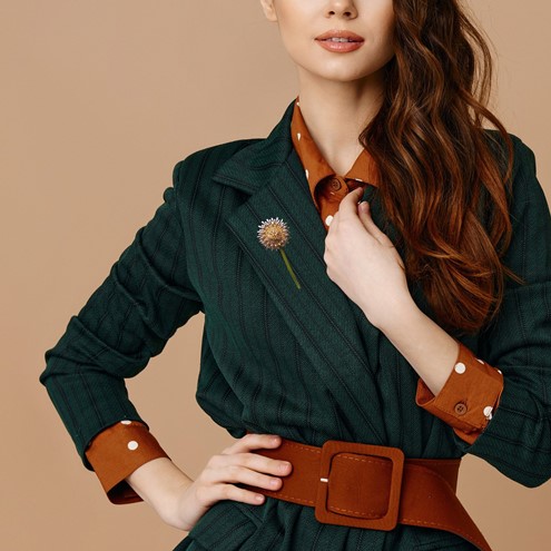 Dandelion Brooch Alternate Image