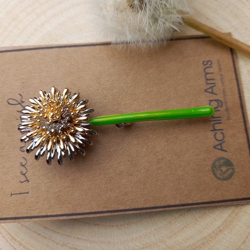 Dandelion Brooch Alternate Image