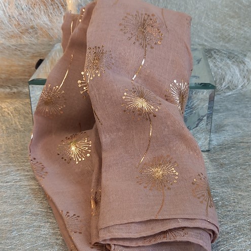 Dandelion Rose Gold Scarf Main Image