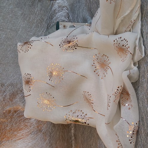 Dandelion Rose Gold Scarf Main Image