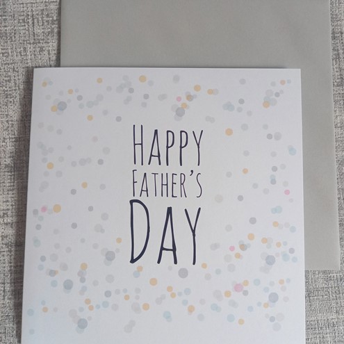 Dotty Father's Day Card Main Image