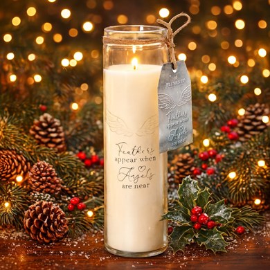 Feathers Appear Tube Candle