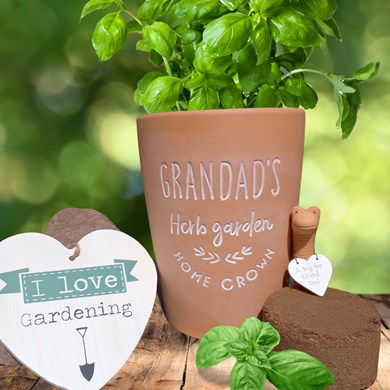 Grandad's Herb Garden Gift Set