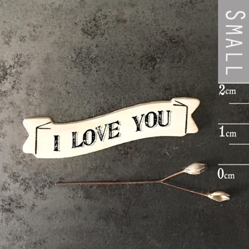 'I love you' Ribbon Magnet Main Image