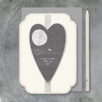 'I wish I knew what to say' card