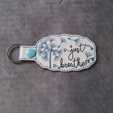 Just Breathe Keyring