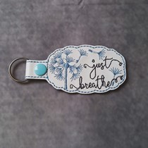 Just Breathe Keyring