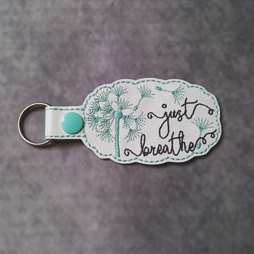 Just Breathe Keyring Main Image