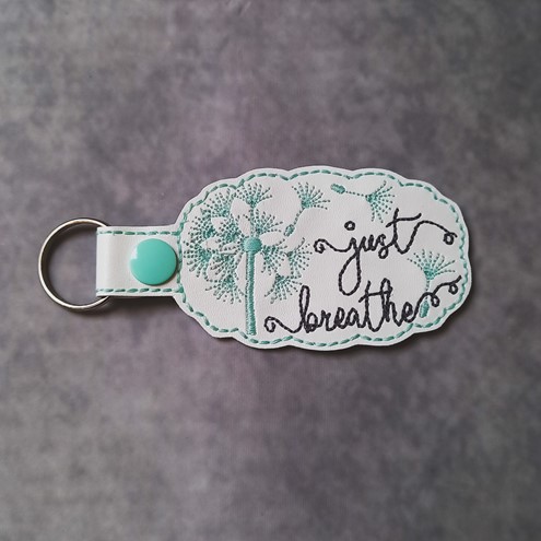 Just Breathe Keyring Main Image