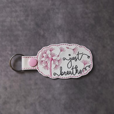 Just Breathe Keyring