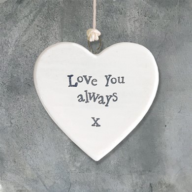 'Love you always'  heart