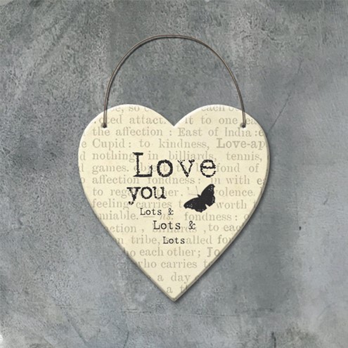 'Love you lots' large tag Main Image