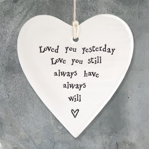 'Loved you yesterday' heart Main Image