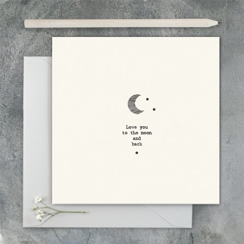 'Moon and back' card Main Image