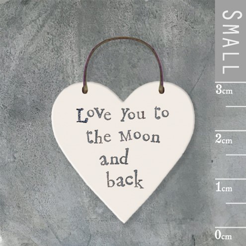 'Moon and back' wooden tag Main Image