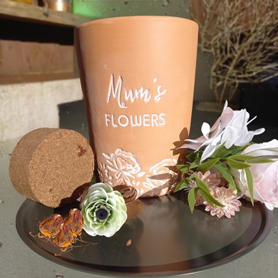 Mums Flowers Gift Set