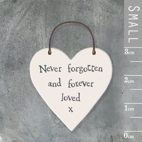 'Never forgotten' wooden tag Main Image