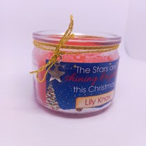 Personalised Christmas Candle Alternate Image