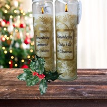 Personalised Christmas Candle Main Image