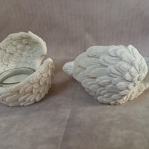 Set of 2 Angel Wing Candle Holders Alternate Image