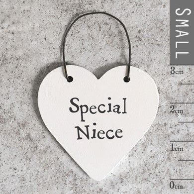 'Special Niece' Wooden Tag