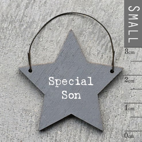 'Special Son' Wooden Tag Main Image