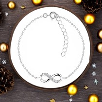 Sterling Silver Infinity bracelet Main Image