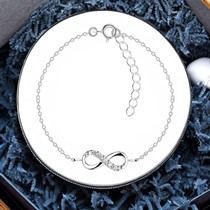 Sterling Silver Infinity bracelet Alternate Image