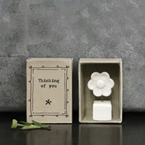'Thinking of you' matchbox flower