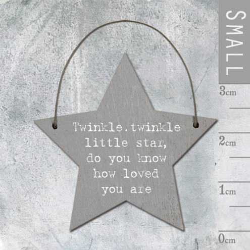 'Twinkle, twinkle' wooden tag Main Image