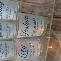 Wave of Light Personalised Tea Light Holder Alternate Image