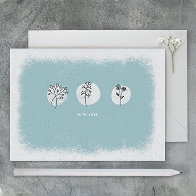 'With love'  card