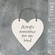 'You are loved' wooden tag